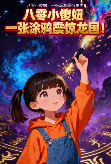 八零小傻妞，一张涂鸦震惊龙国！